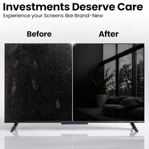 Electronic Wipes Screen Cleaner - Screen Wipes TV Screen Cleaner Wipes, Computer Screen Wipes, Laptop Screen Cleaner, ipad & Monitor Cleaner, Screen Cleaning Wipes - [90 Wipes + Microfiber Cloth] - view 3