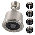 Faucet Aerator 4 Modes, 360° Swivel Faucet Sprayer Head, Brushed Nickel