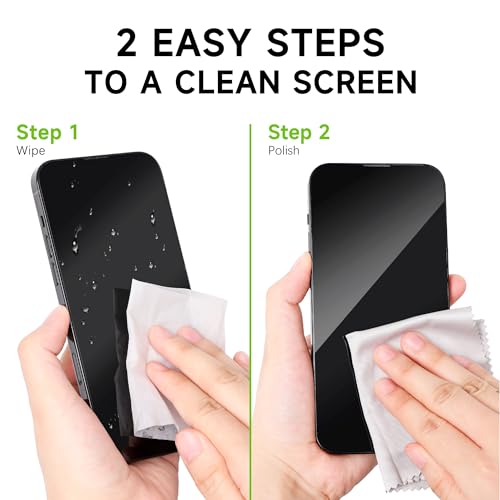 Computer Screen Wipes Individually Wrapped Pre-moistened Electronic Monitor Cleaner Cleaning for iPhone iPad Tablet PC Keyboard Laptop, Pack of 120 - view 2