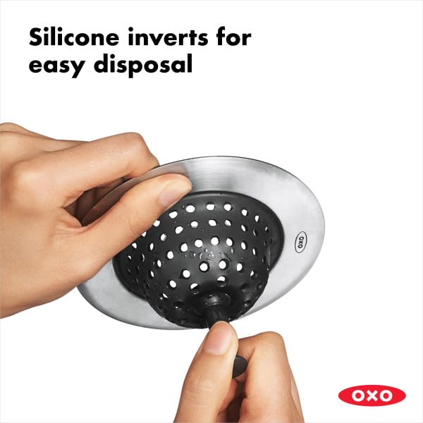 Good Grips Silicone Sink Drain Strainer, Kitchen Sink Stopper - view 3