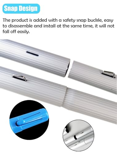 40 Ft Extendable Window Cleaning Tool Kit - Adjustable Long Handle Squeegee for High Ceilings, Perfect for Malls & Interiors, Durable Aluminum Rods (9m/29.5ft) - view 4