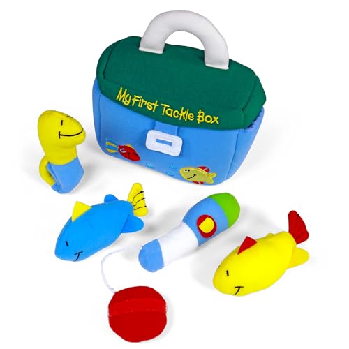 Baby My First Tackle Box 5-Piece Sensory Plush Toy Playset for Babies - view 2