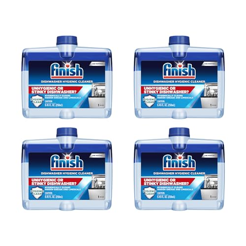 Dual Action Dishwasher Cleaner: Fight Grease & Limescale, Fresh 8.45 oz.(Pack of 4)
