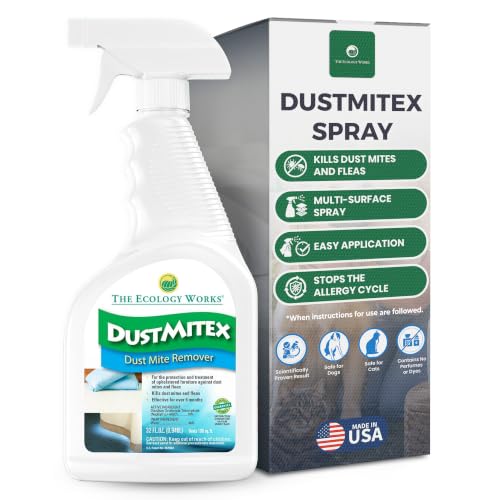 DustmiteX Spray - Allergy & Asthma Relief - Removes Dust Mites from Home, Bed, Pet Bedding & Furniture