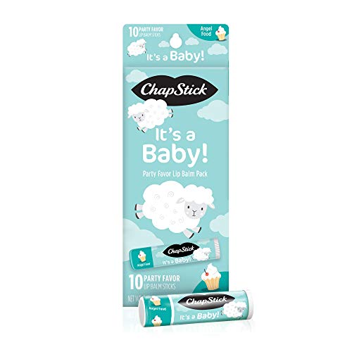 Party Favor Lip Balm Gift Pack It's a Baby 10 sticks 0.15 oz each, Cream White