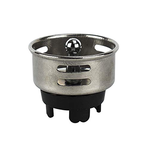 Plumb Pak 878PC Stainless Steel Junior Duo Bar Sink Strainer with Basket, Fits 2-Inch or 2-1/2-Inch Openings, Polished Chrome - view 3