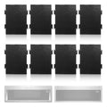 8PCS WML55011HS Replacement Microwave Charcoal Filters