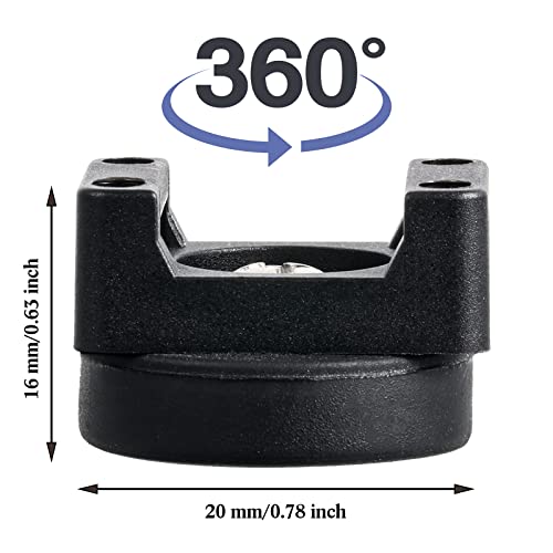 250 Pieces Magnetic Zip Tie Mount Cable Wire Management Base, 22 mm - view 6