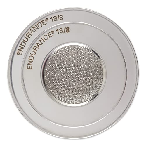 Stainless Steel Kitchen Sink Strainer, Food Scrap Trap, Dishwasher Safe, Stainless Steel, Strainer Set of 2 Assorted - view 2