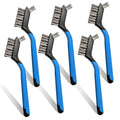 Mini Wire Brush Set 6Pcs with Stainless Steel Wire