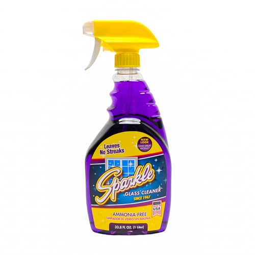 Glass Cleaner, Ammonia-Free Streak-Free Formula, 33.8 fl oz Spray Bottle, Safe for Windows, Mirrors & Glass Surfaces (Pack of 2) - view 2