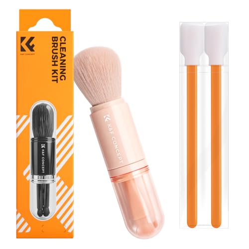 6-in-1 Keyboard Cleaning Brush Kit for Camera, Lens, PC,Pink