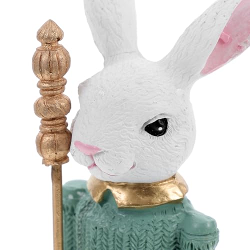 Resin Easter Rabbit Nutcracker Statue for Spring Party Centerpieces - view 3