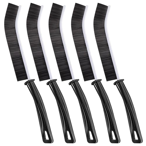 Hard Bristle Crevice Cleaning Brush, 5 PCS Crevice Cleaning Brush, Small Gap Cleaning Tools Grout Cleaner for Household Use Housekeeping Kitchen Bathroom Shower Tiles Window Corners