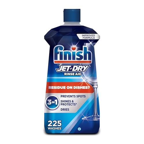 Jet-Dry Dishwasher Rinse Aid, Dish Detergent Drying Agent, 23oz