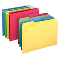 Hanging File Folders with Tabs, Letter Size, Assorted, 24 Count Kit