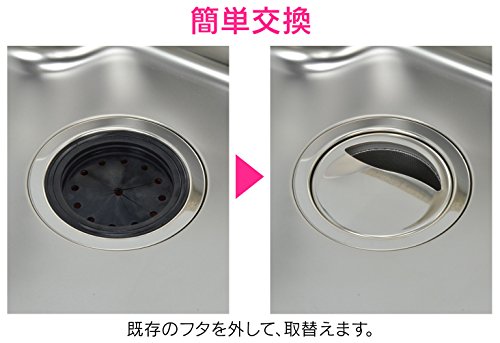Gaona GA-PB001 Koreeiyan Stainless Steel Lid for Sink Drain Conceals Garbage (Rust-Resistant, Stain Resistant, Hygienic) - view 5