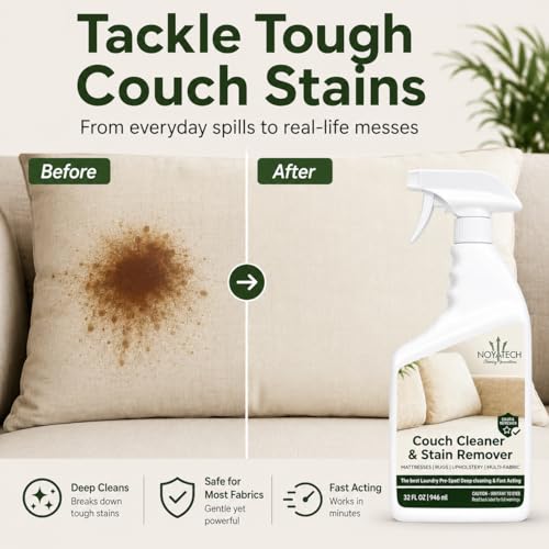 Couch Cleaner and Stain Remover Spray, Pet Safe, Travel Size - view 2