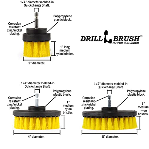 Bathroom Accessories - Flat Scrub Brushes - Grout Cleaner - Shower Scrubber - view 5