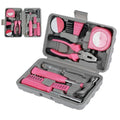 48pcs Small Tool Kit, Pink Mini Tool Kit for Women, Multi-Purpose Home Hand Tool Set with Case, Basic Household Tool Kit for College, Dorm, Office, Garage