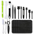 Computer Cleaning Kit, 19 in 1 Multi-Purpose Brushes Anti Static Brushes Clothes for Computer Printer Car Player Window
