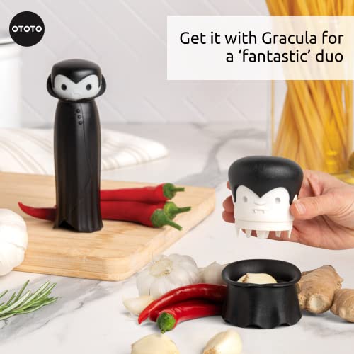 Drac N' Roll Vampire Garlic Roller, Silicone Garlic Peeler Tube, Silicone Tube Roller for Halloween - Kitchen Gadget for Garlic, Garlic Tube, Garlic Crusher - view 5