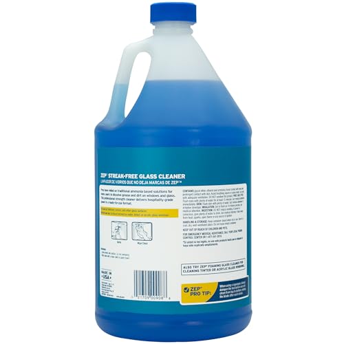 Streak-Free Glass Cleaner - 1 Gallon - (Case of 2) ZU1120128 - Leaves windows and mirrors crystal clear - view 3