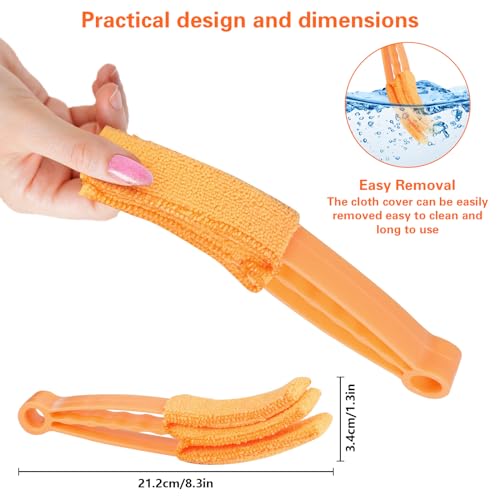 4 Pcs Window Venetian Blind Cleaner Duster Tool Set with 7 Fingers - view 3