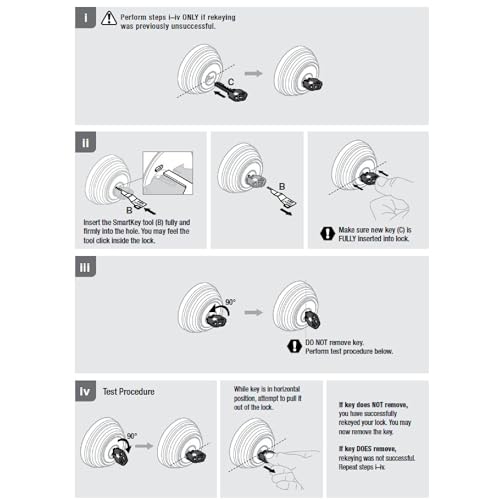 Learn Tool for Rekeying Kwikset SmartKey Enabled Locks/Deadbolts, Steel - 83282-003 83283 - view 6