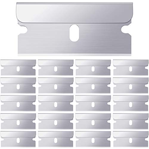 120 Pcs Single Edge Razor Blades Carbon Steel Scraper Refills