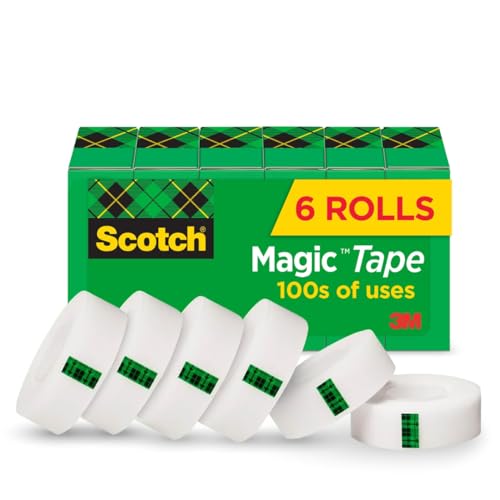 Magic Tape, Invisible, 6 Rolls