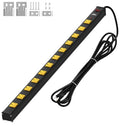 12-Outlet Long Heavy Duty Power Strip, 2.6'' Wide Spaced,15FT