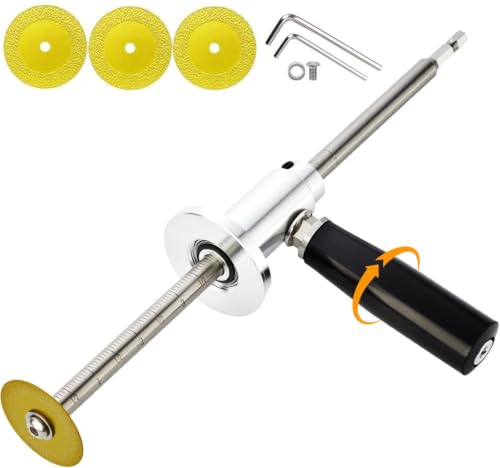 Inside Pvc Pipe Cutter Tool for Drill with Adjustable Depth Gauge