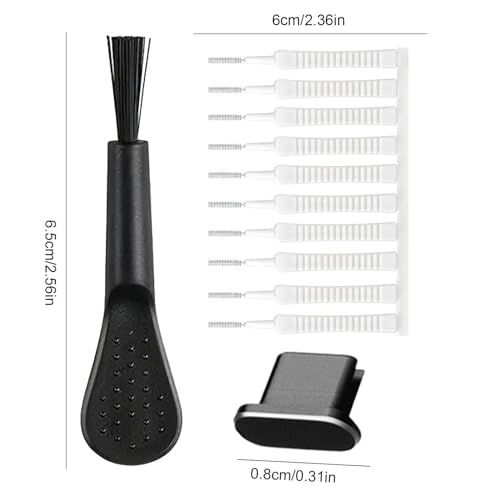 Phone Charging Port Cleaning Set, USB C Mobile Phone Cleaning Set, 13-Piece Portable Cleaning Brush for Charging Port, Phone Port Cleaning Brushes Set for Cameras, Keyboards - view 7
