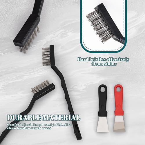 30 PCS Mini Nylon Brush Set，Masonry Brush Nylon Bristle - view 7