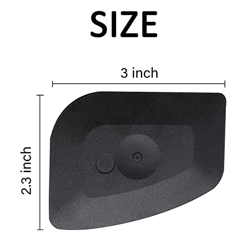 Pan Scraper Dish Scraper Food Scraper Tool Plastic Pot Scraper Kitchen Scraper Grease Scraper Cast Iron Skillet Pan Scraper Tool for Cleaning (3 Pcs, Red) - view 6