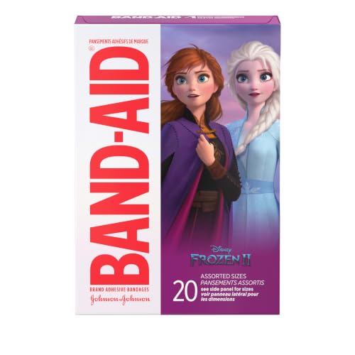 BAND-AID Brand Adhesive Bandages, Disney Frozen, Assorted Sizes, 20 Ct