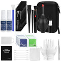 Professional Camera Cleaning Kit(32 pcs), Including Air Blower/Cleaning Pen/Cleaning Spray/Cleaning Cloth/Lens Brush, Lens Cleaning Kit for DSLR Cameras Compatible with Canon, Nikon, Sony