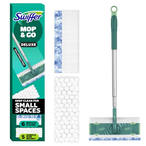 Mop & Go Deluxe 2-in-1 Multi-Surface Kit for Floor Cleaning