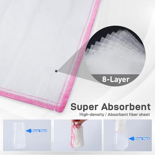 Naturally Wood Fiber Cleaning Cloth, 10 Pack (12" x 10.7" Each) - view 3