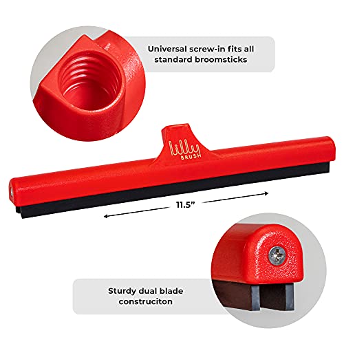 Mighty Pet Hair Removal Tool Detailer Head (NO HANDLE) Dog & Cat Fur Clean-Up for Carpets and Rugs. Fits on ALL standard broom sticks. - view 2