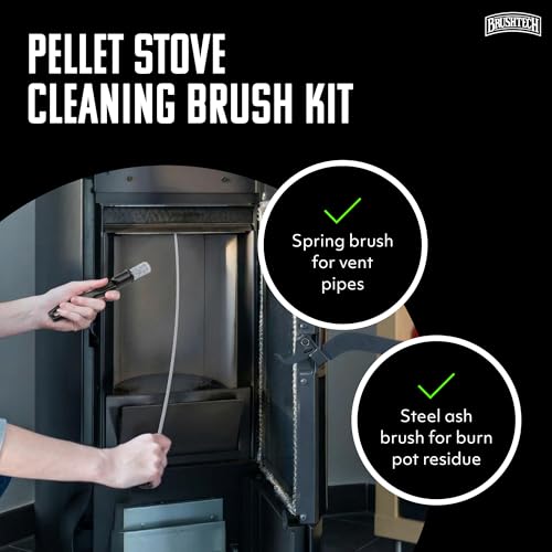 Pellet Stove Cleaning Brush Kit, 3 inch Vent Pipe, 10 ft Rod - view 6