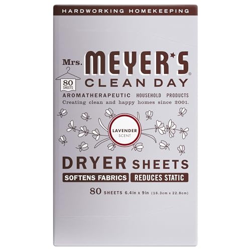 CLEAN DAY Dryer Sheets, Lavender, 80 ct