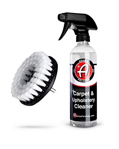 Carpet Drill Brush Combo - A Cleaning Tool Attachment For Scrubbing/Cleaning Carpet, Upholstery, Leather Seats & Chairs, Floor Mats, Trunk, Furniture, Interior Boat, RV & Accessories