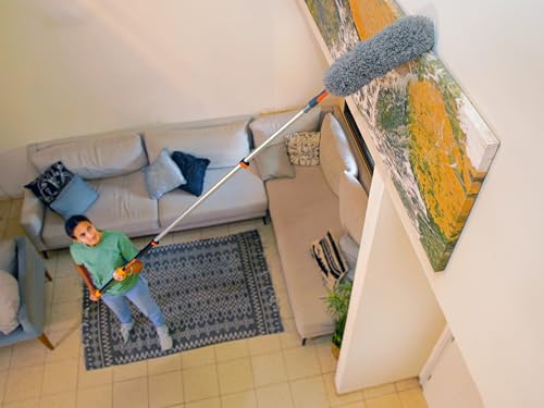 20 Foot High Reach Duster Kit with 4-12 ft Telescopic Extension Pole - view 4