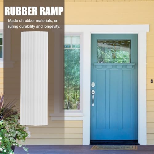 Rubber Threshold Ramp Pad White Doorway Transition Mat for Robot Vacuums - view 5
