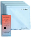 Eyeglass Cleaning Cloth, 8-Pack Blue, 12x12 Glasses Cloth