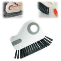 2 in 1 Groove Cleaning Brush Window Track Cleaning Tools, 2025 New Hard Bristle Crevice Cleaning Brush with Hidden Scraperfor Sliding Door Track, Window Sill, Shutter Door (Grey,1pcs)