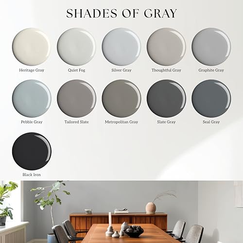 Interior Paint & Primer, Flat (Posy Pink), 1 Gallon – Available in 50+ Colors, One-Coat Coverage, Excellent Hide, Low VOC, Low Odor, Washable Interior Paint - view 6
