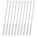 Straw Cleaner Brush for Stanley Extra Long 12 inch, Extra Wide 12mm diam Straw Brushes for 40/30/20 oz Stanley Mug, Straw Cleaning Brush for Tubes, Water Cup, Extra Long Straw Brush Set 10 Pack